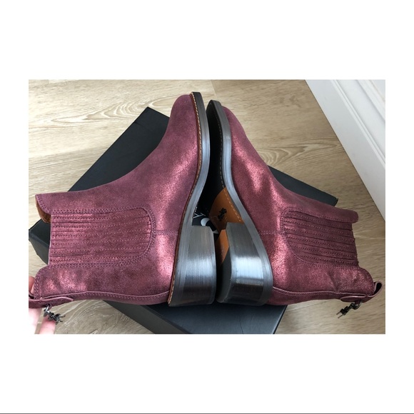 Coach shimmery Chelsea ankle boots NWT, 8 - Picture 5 of 9